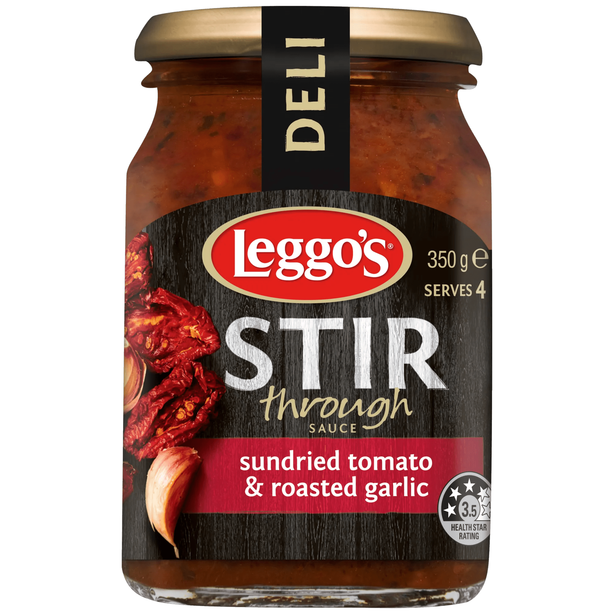 Leggos Stir Through Sundried Tomato & Garlic 350g, Jar