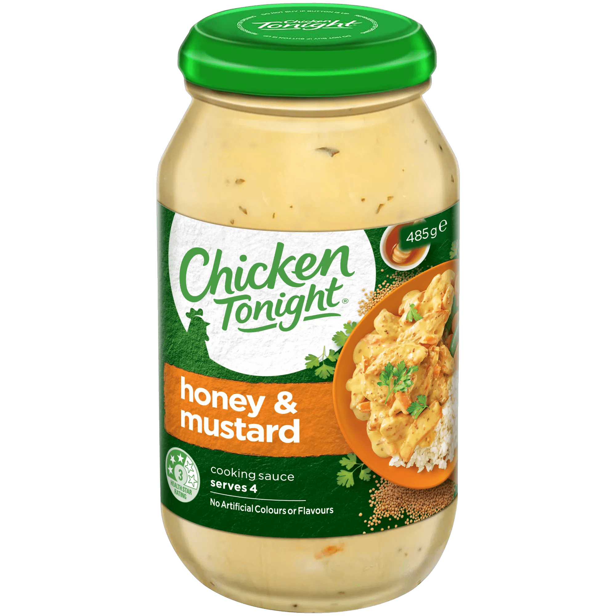 Chicken Tonight Honey and Mustard Cooking Sauce 485g, Jar