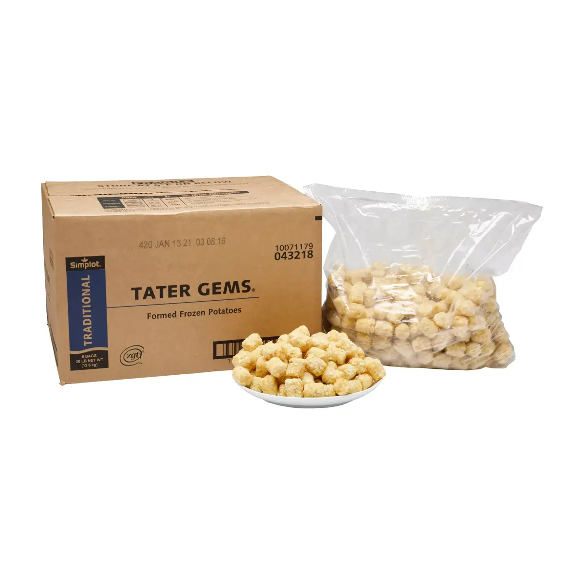 Simplot Traditional™ Potatoes Tater Gems®, Styled