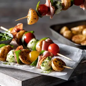 Simplot RoastWorks® Baby Bakers™ Roasted Potatoes, Styled