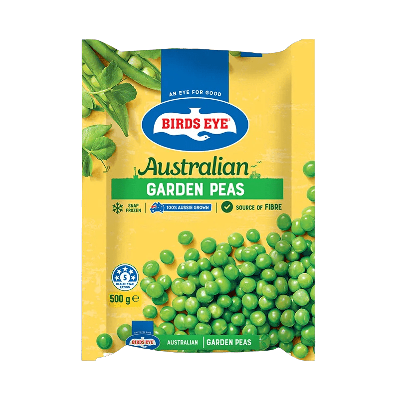 Birds Eye Garden Peas 500 Grams Bagged