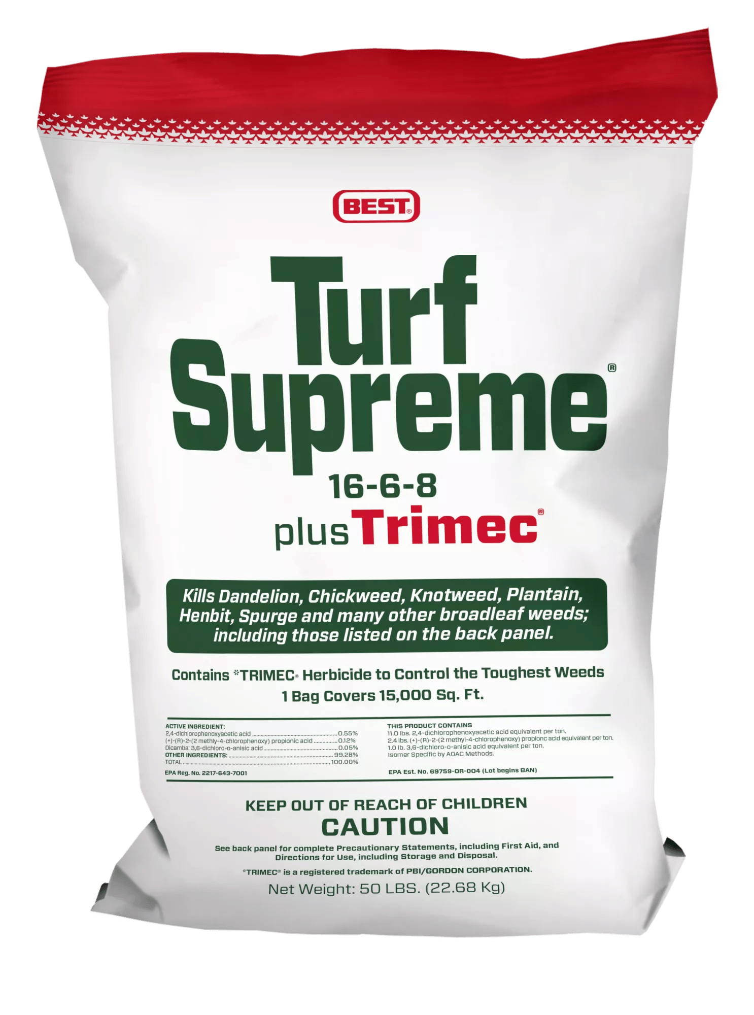 Turf Supreme® 16-6-8 Plus Trimec®