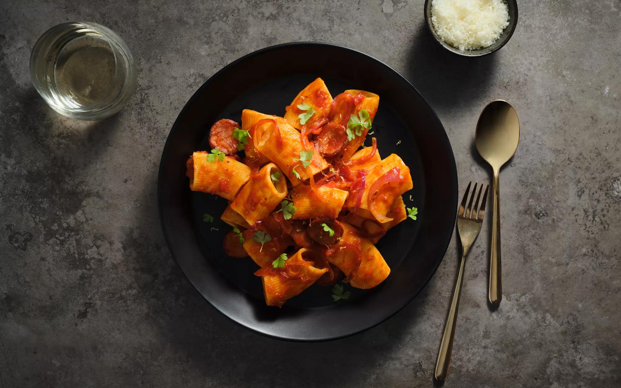 Easy Chorizo Rigatoni