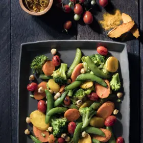 Simplot Simple Goodness™ Combinación de verduras Sonoma, En uso