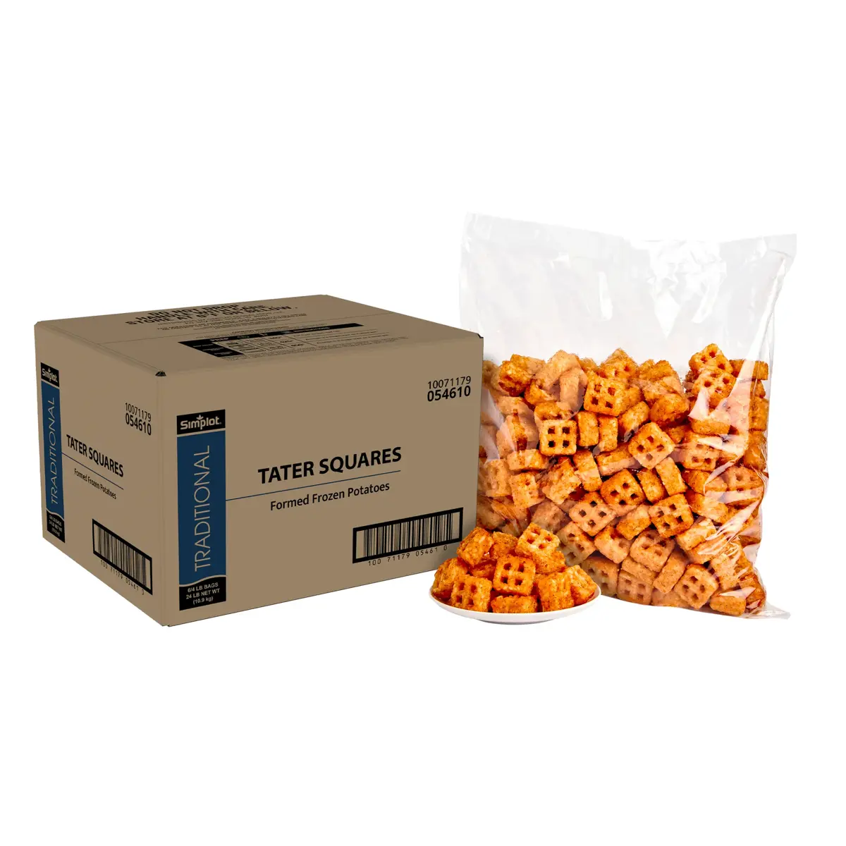 Simplot Traditional™ Potatoes Tater Squares™, Styled
