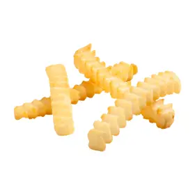 Simplot Infinity® Fries Papas a la francesa corte ondulado en V profundo, Listo