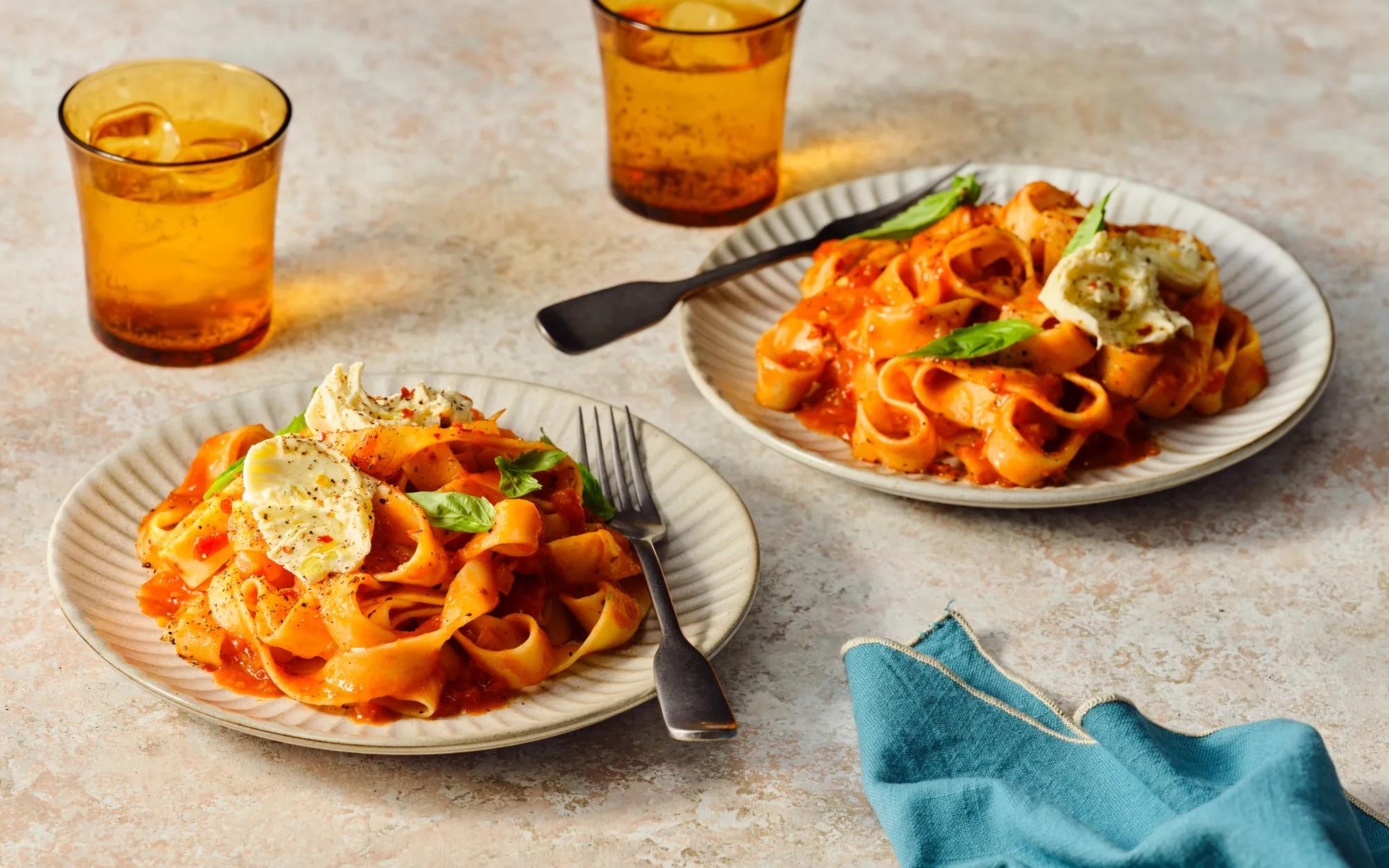 Tomato Chilli Pappardelle