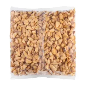 Simplot SeasonedCRISP® Fries Battered Potato Bites, Skin On, Back Innerpack