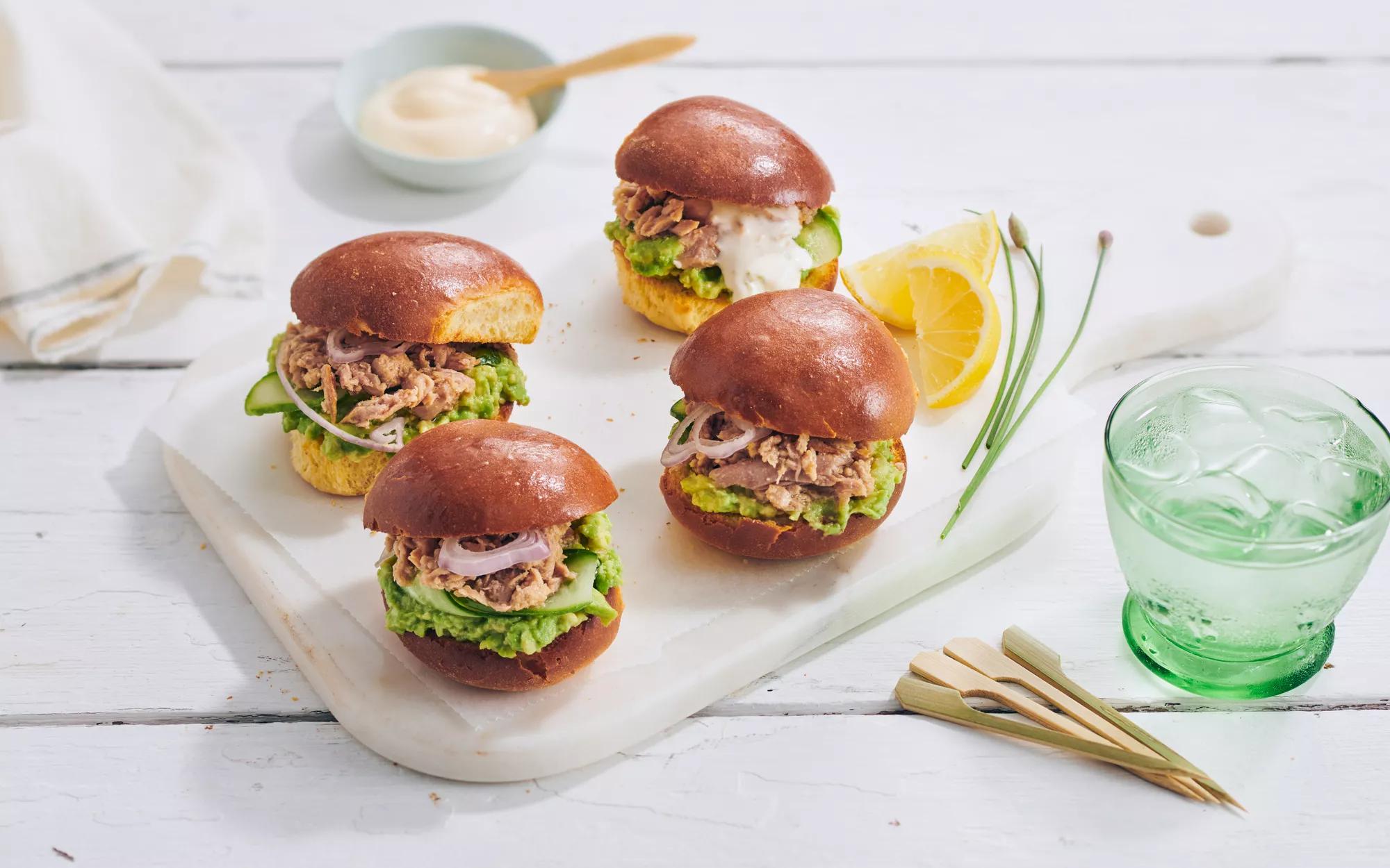 Tuna & Avo Brioche Rolls