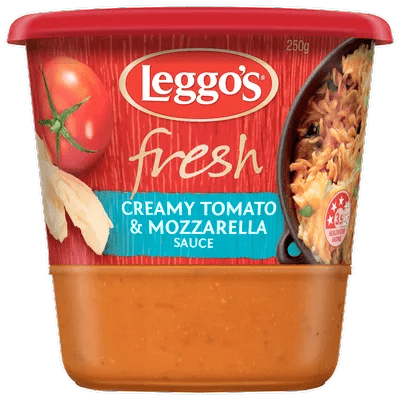 Leggos Creamy Tomato and Mozzarella Sauce 250g, Tub