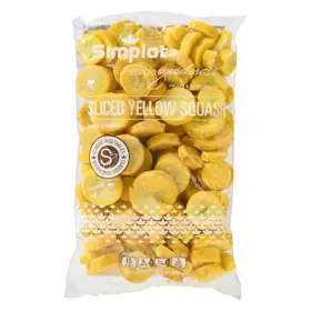 Simplot Simple Goodness™ Smooth Sliced Yellow Squash, Front Innerpack