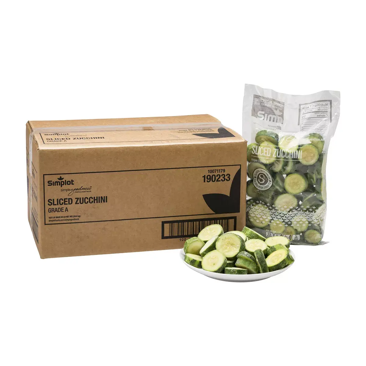 Simplot Simple Goodness™ Smooth Sliced Zucchini, Styled