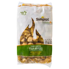 Simplot RoastWorks® RTE Flame-Roasted Fuji Apples, Front Innerpack