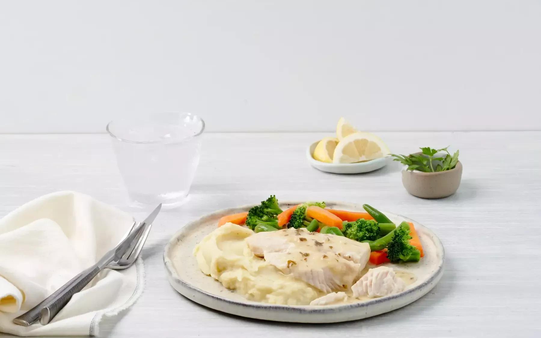 Easy SteamFresh Fish and Veggie Dinner