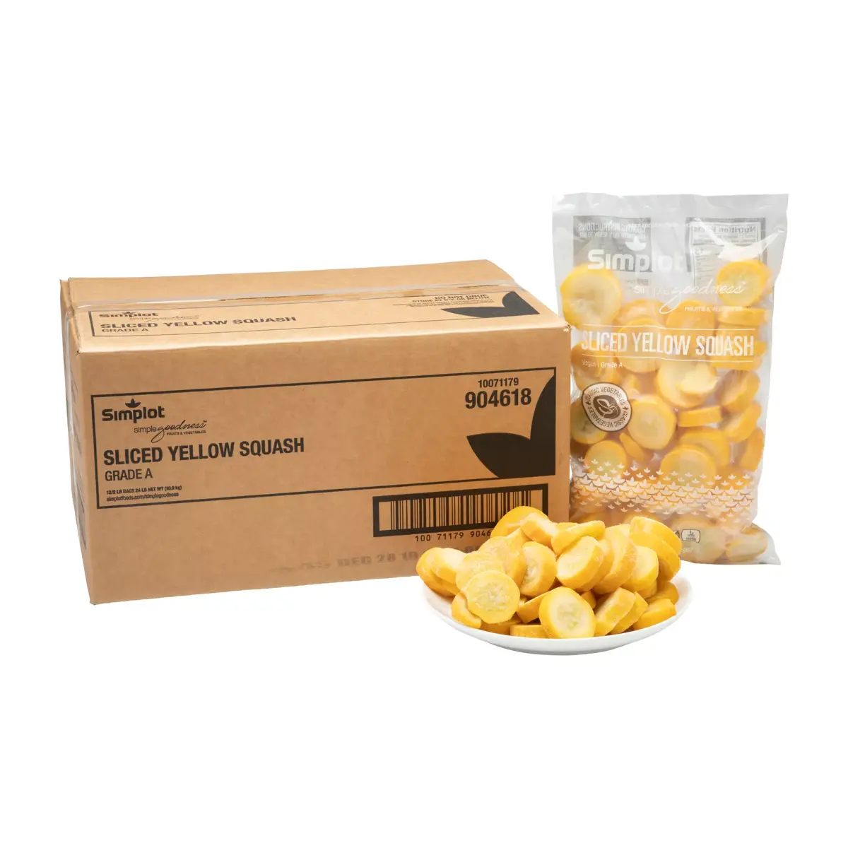 Simplot Simple Goodness™ Calabaza amarilla en rebanadas finas, Estilo