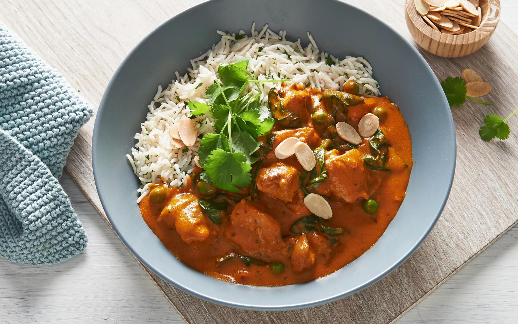 Easy Peasy  Butter Chicken With Fragrant Rice