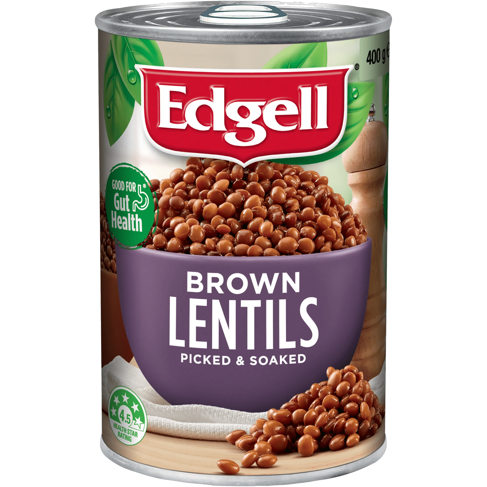 Edgell Brown Lentils 400g, Can