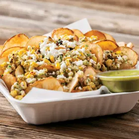 Simplot Select Recipe® Fries Chips de sal marina, con cáscara, Estilo