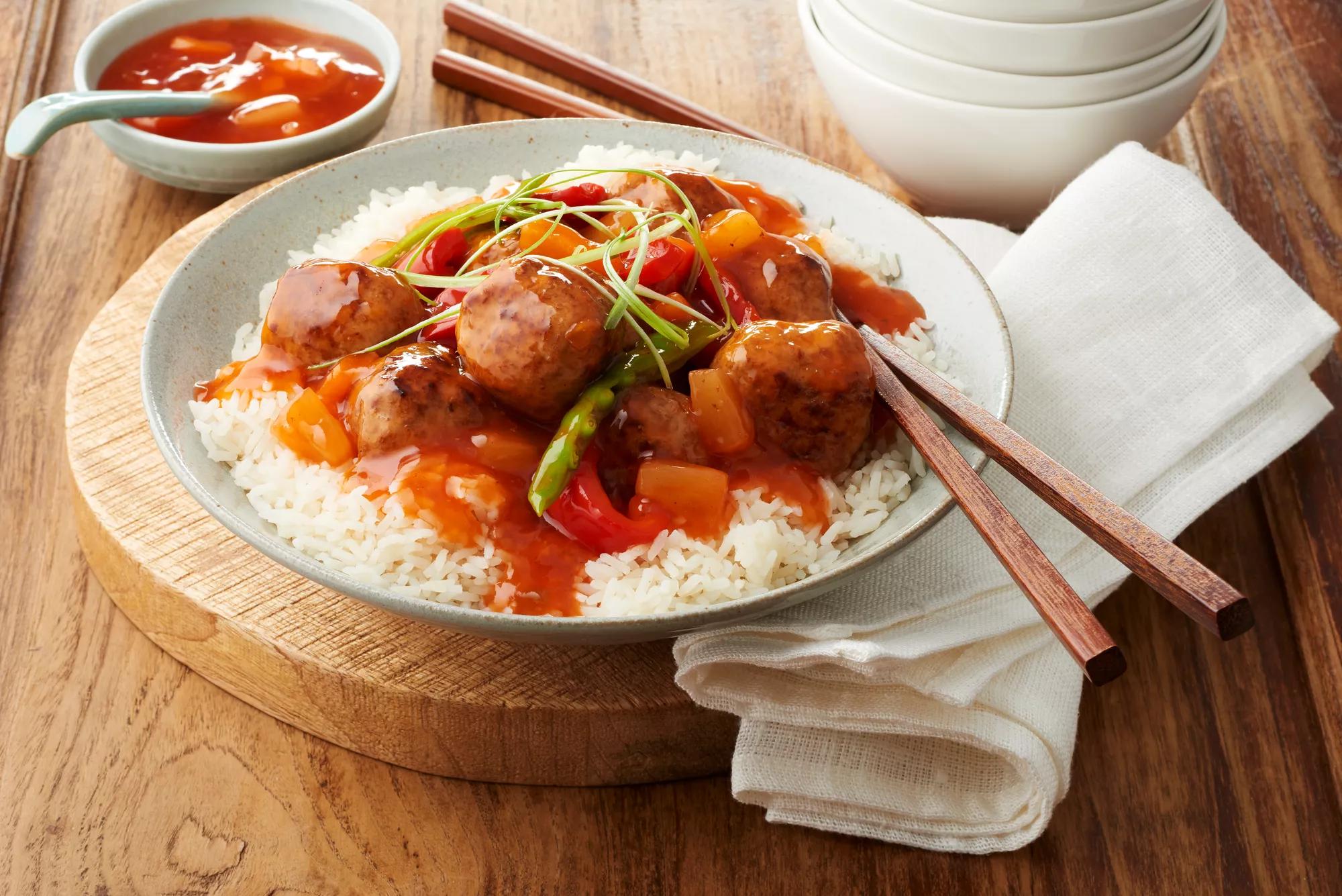 Sweet & Sour Pork Meatballs