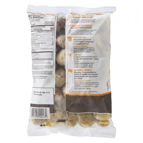 Simplot RoastWorks® Papas rostizadas Baby Bakers™, Reverso del paquete