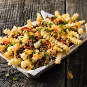 Simplot Infinity® Fries Papas a la francesa corte ondulado en V profundo, Estilo