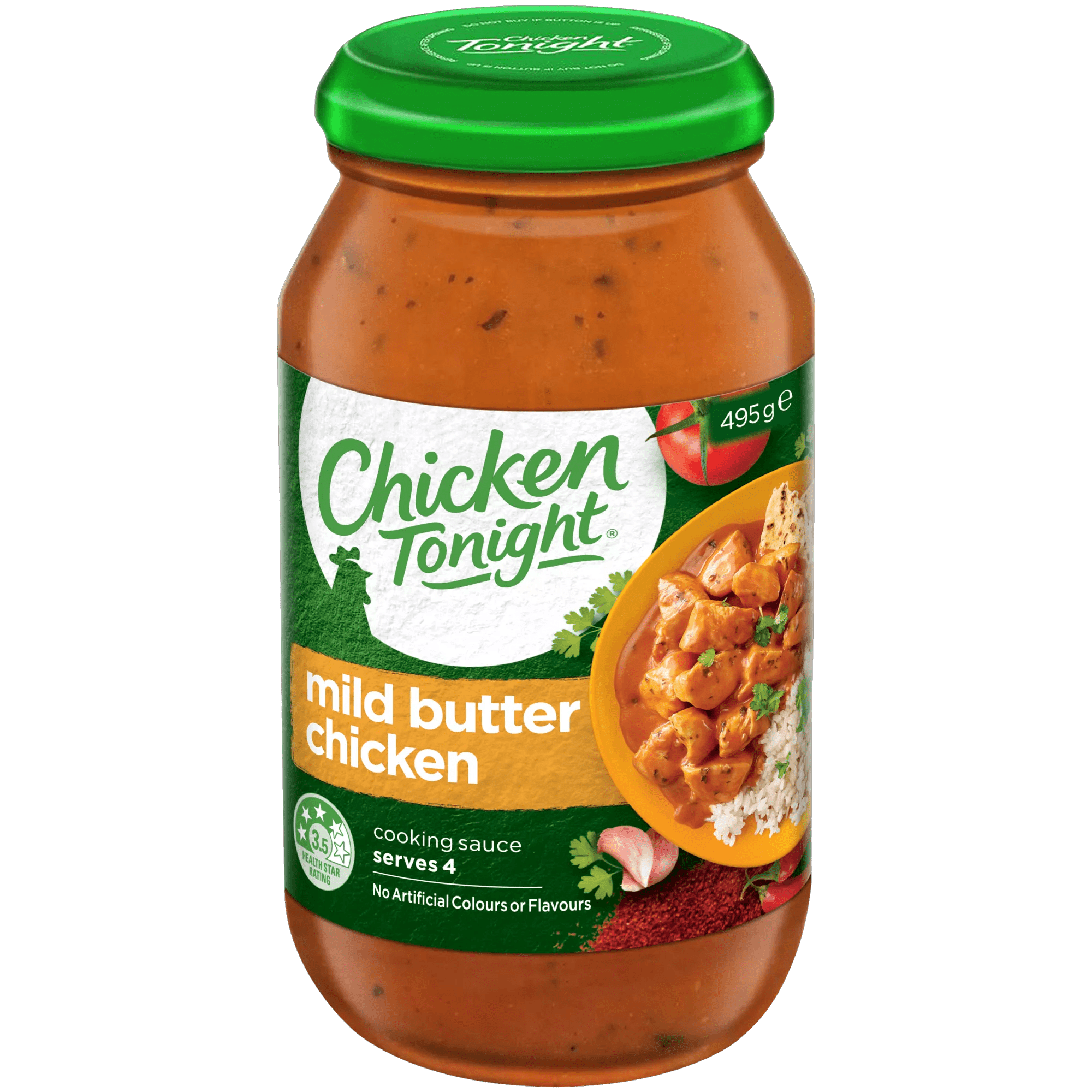 Chicken Tonight Mild Butter Chicken Cooking Sauce 495g, Jar