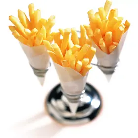 Simplot Blue Ribbon® Fries Papas a la francesa corte recto, emblema del noroeste, Estilo