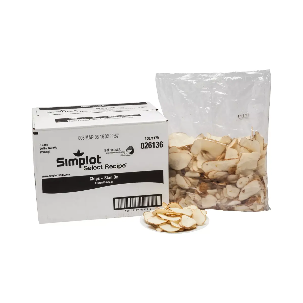 Simplot Select Recipe Fries セレクトレシピ チップス（皮付き）, スタイル