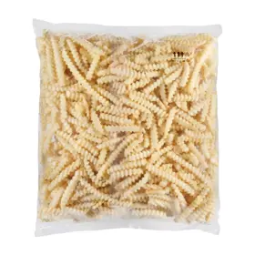 Simplot Infinity® Fries Papas a la francesa corte ondulado en V profundo, Reverso del paquete