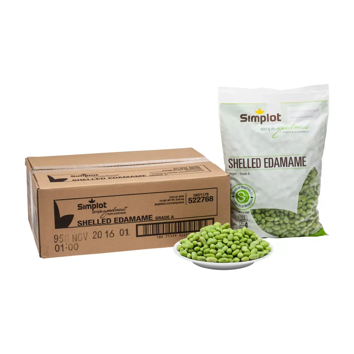 Simplot Simple Goodness™ Shelled Edamame, Styled