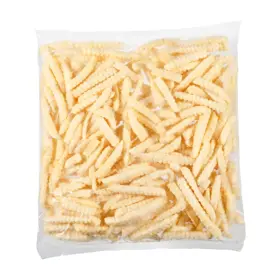 Simplot Conquest® Delivery+® Clear Coated Crinkle Cut Fries, Front Innerpack