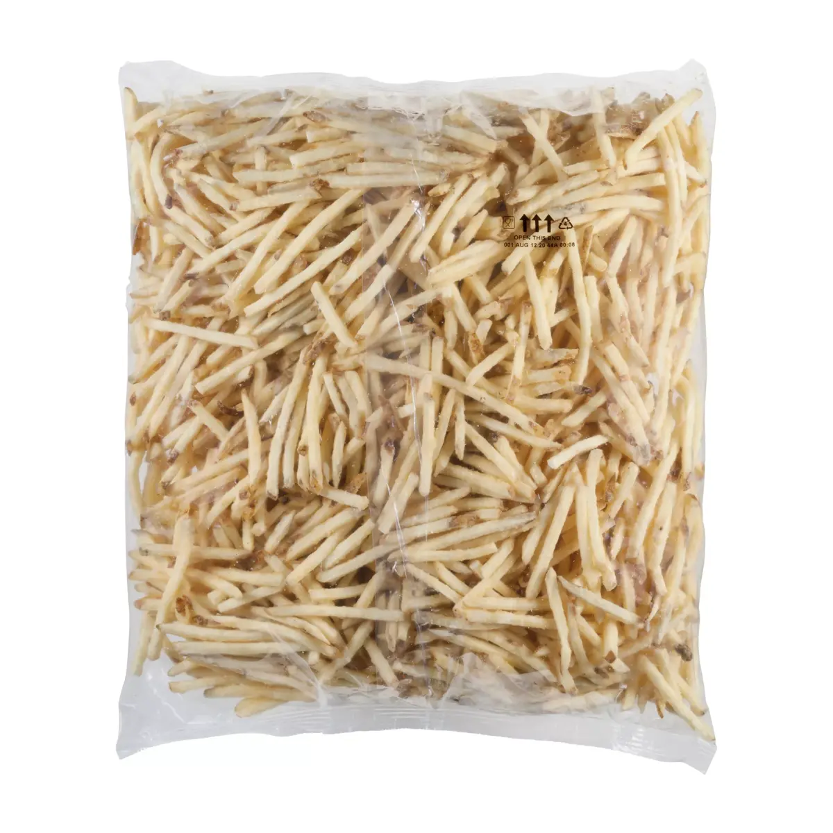 Simplot Megacrunch® Fries Battered Julienne Cut Fries, Skin On, Back Innerpack