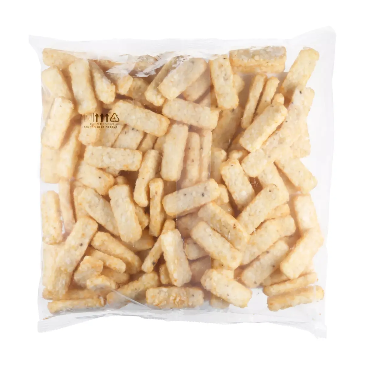 Simplot Traditional Potatoes Tater Sticks, Back Innerpack