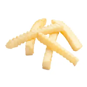 Simplot Blue Ribbon® Fries Crinkle Cut Fries, Prepared