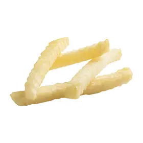 Simplot Conquest® Delivery+® Clear Coated Crinkle Cut Fries, Prepared