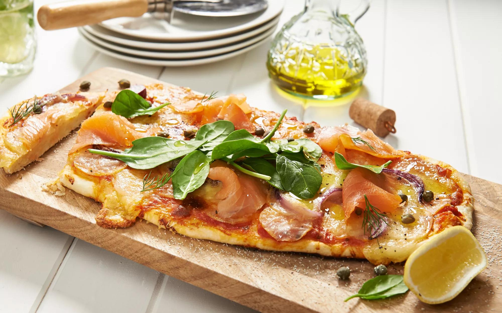 Smoked Salmon Pizza