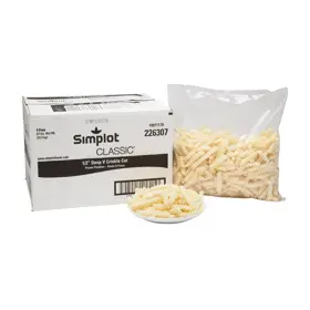 Simplot Classic® Fries Deep V Crinkle Cut Fries, Styled