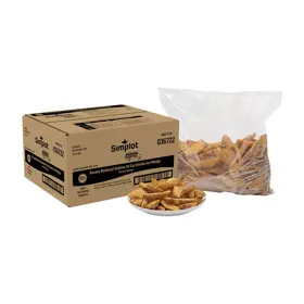 Simplot Tater Pals™ Fries Savory Reduced Sodium 10 Cut Crinkle Cut Wedges, Skin On, Styled