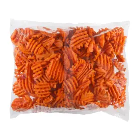 Simplot Sweets® Fries Sweet Potato Lattice Cut Fries, Back Innerpack