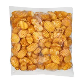 Simplot SeasonedCRISP® Delivery+® Savory Battered Slice, Skin On, Back Innerpack