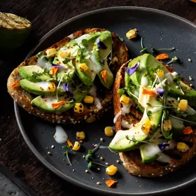 Simplot RoastWorks® RTE Flame-Roasted Simply Sweet® Cut Corn, Styled