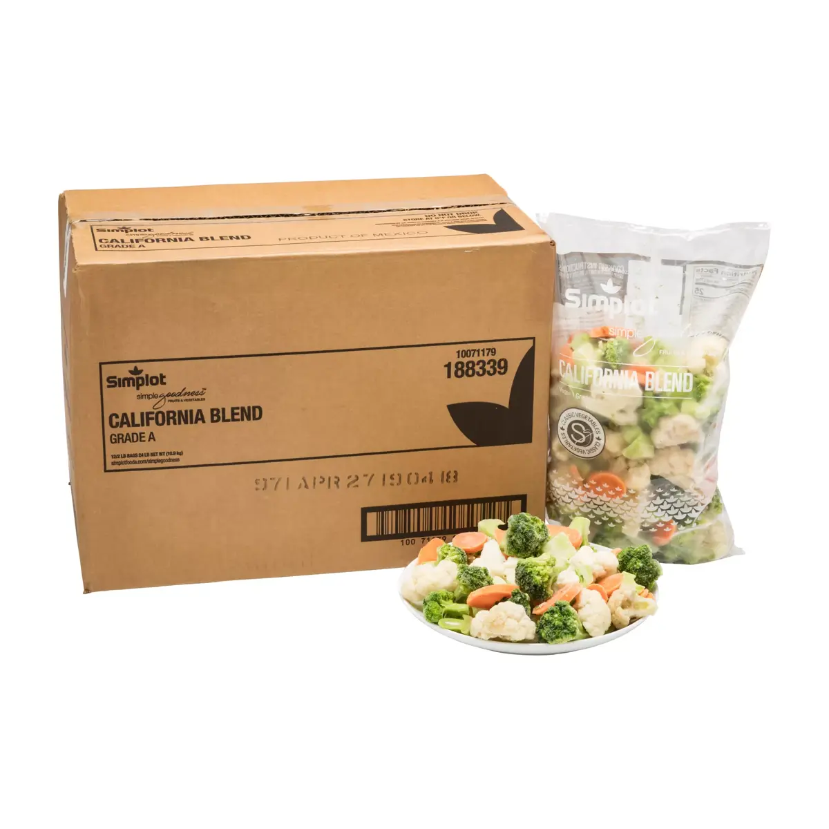 Simplot Simple Goodness™ California Vegetable Blend, Styled