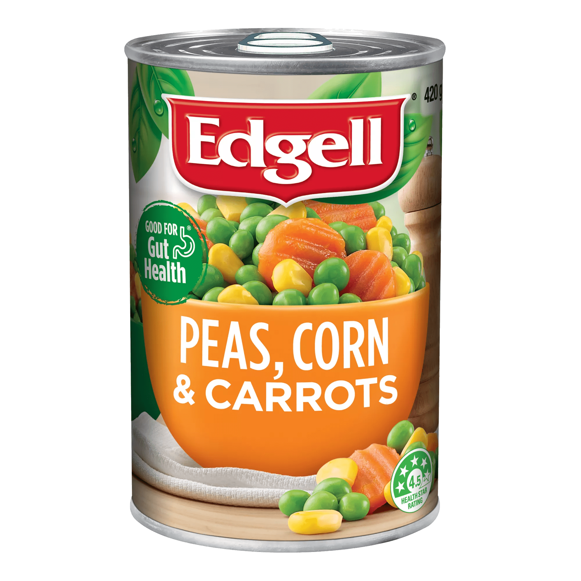 Edgell Peas Corn and Carrots 420g, Can