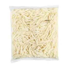 Simplot Conquest® Fries Papas a la francesa corte en juliana con cobertura transparente, Reverso del paquete