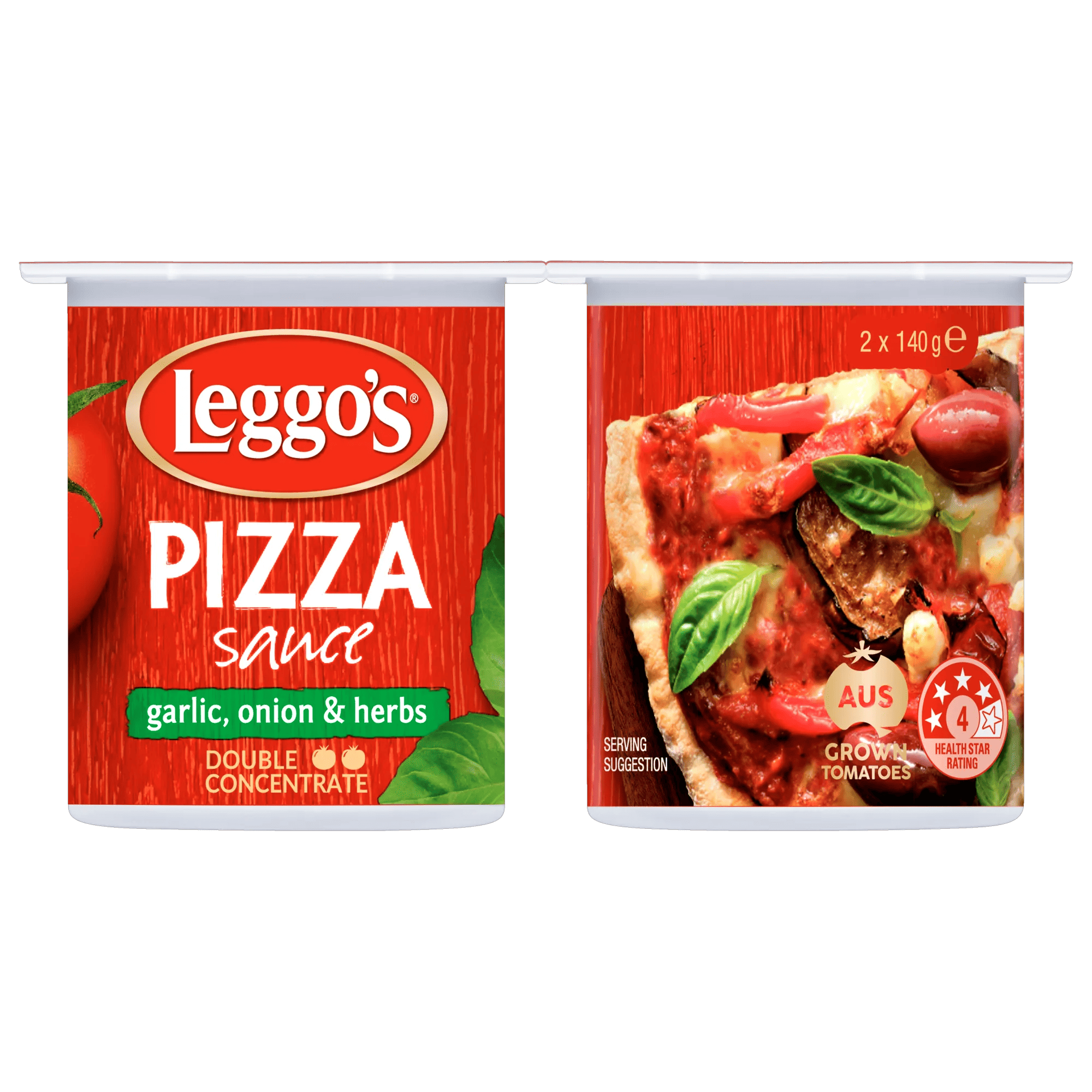 Leggos Tomato Paste Tub 2 pack 280 grams