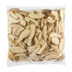 Simplot Select Recipe® Fries Sea Salt 10 Cut Crinkle Cut Wedges, Skin On, Front Innerpack
