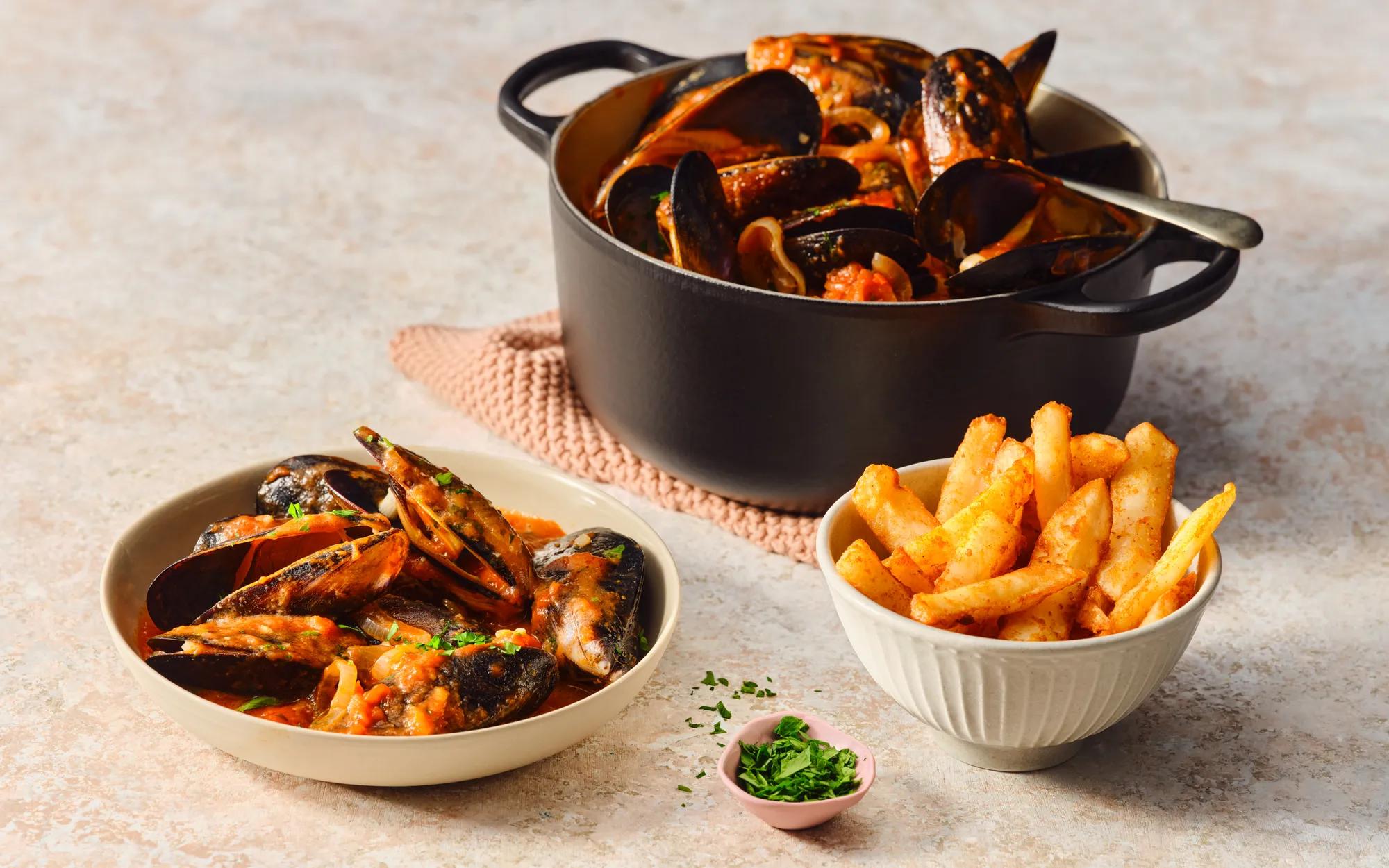Belgian Style Mussels