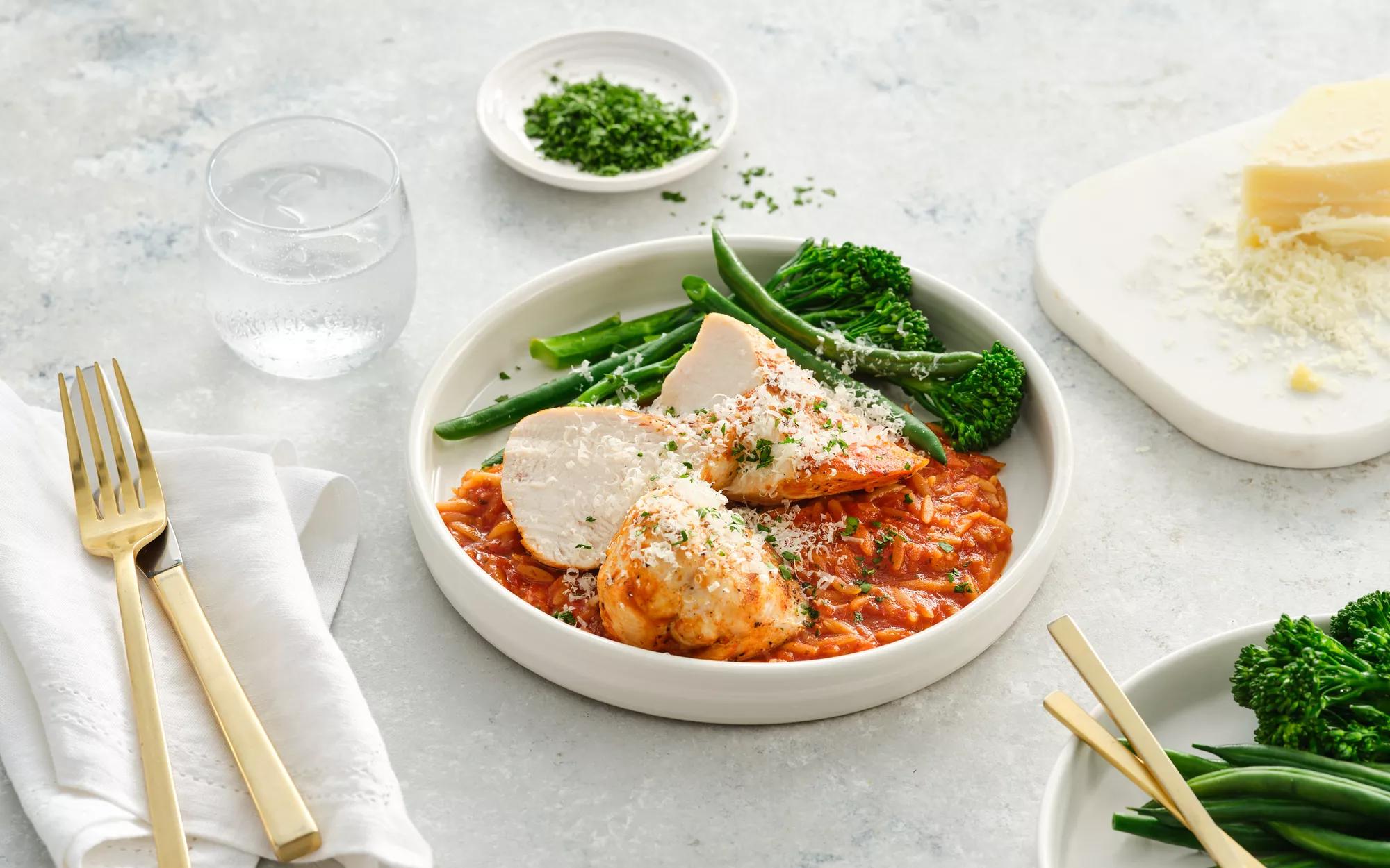 One Pan Chicken Risoni