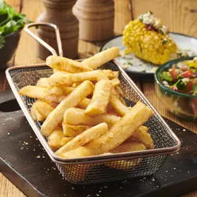 Edgell® Diamond Cut Beer Battered Chips, Prepared