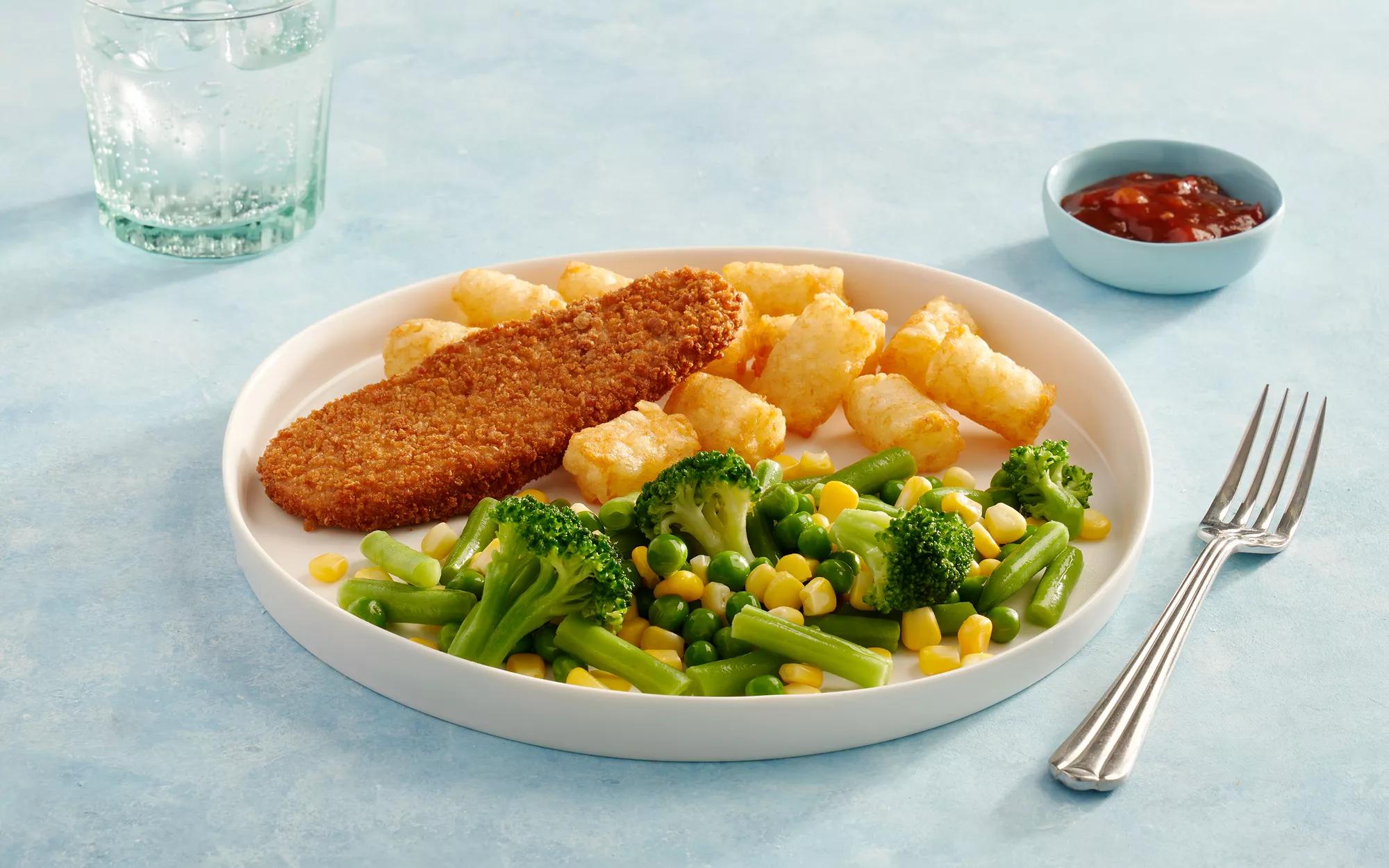 Plant Based Tenders, Gems and Veggies